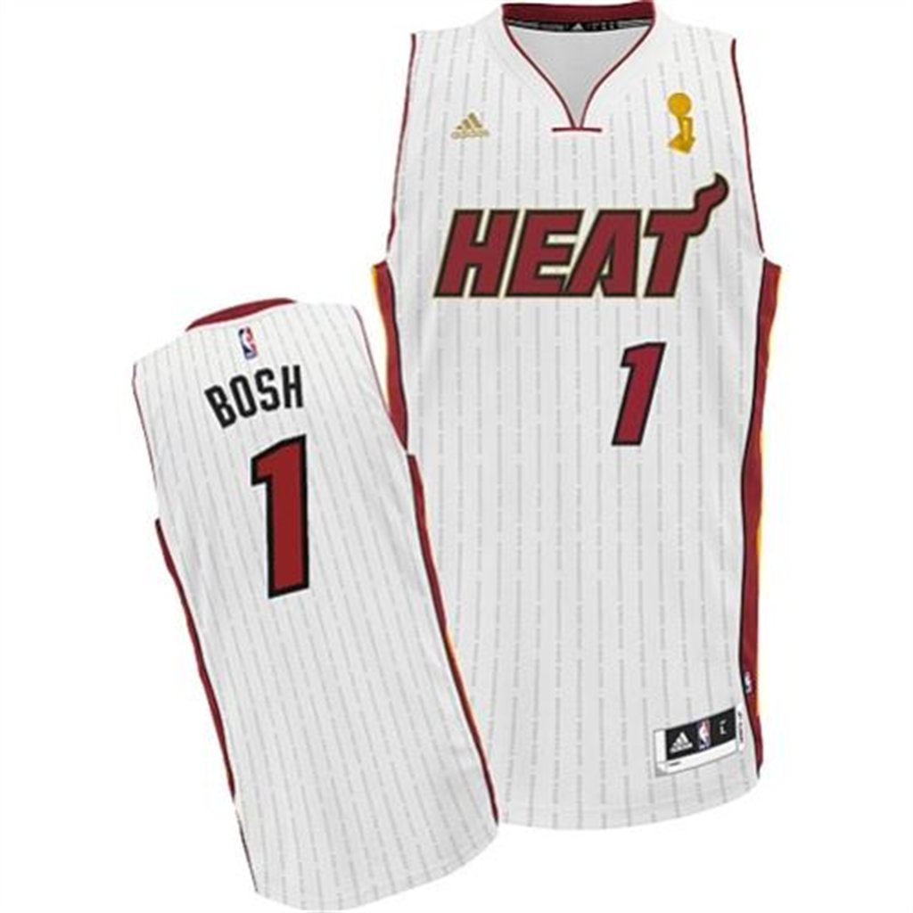 Men's  Miami Heat Chris Bosh 2012 Champions Ring Jersey