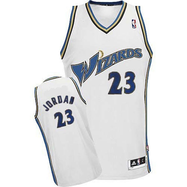 Men's  Washington Wizards Michael Jordan Swingman Home White Jersey