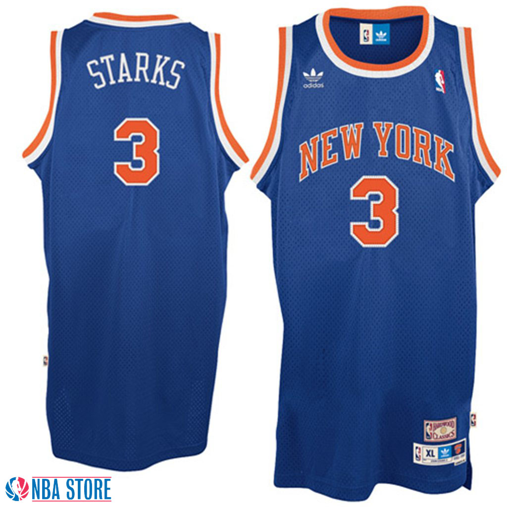 Men's  New York Knicks John Starks  Throwback Jersey