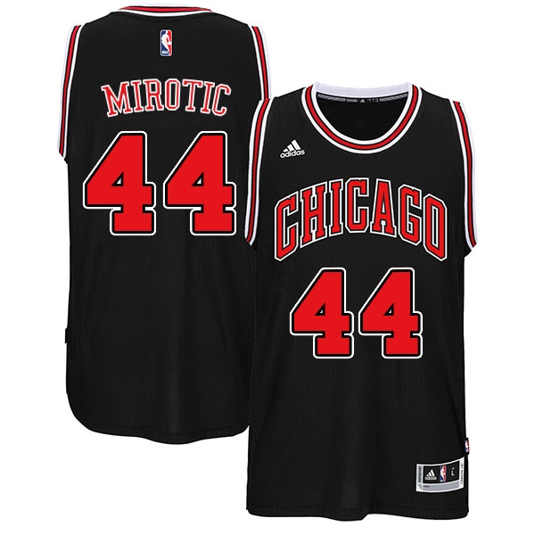 Men's  Chicago Bulls #44 Nikola Mirotic New Swingman Black Jersey