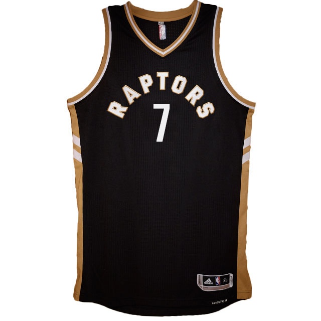 Men's  Raptors #7 Lowry 2015-16 new Jersey Brown