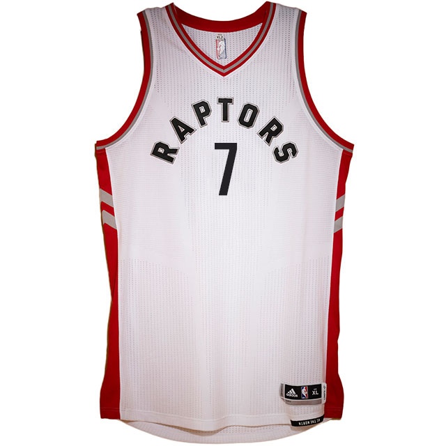 Men's  Raptors #7 Lowry 2015-16 new Home Jersey White