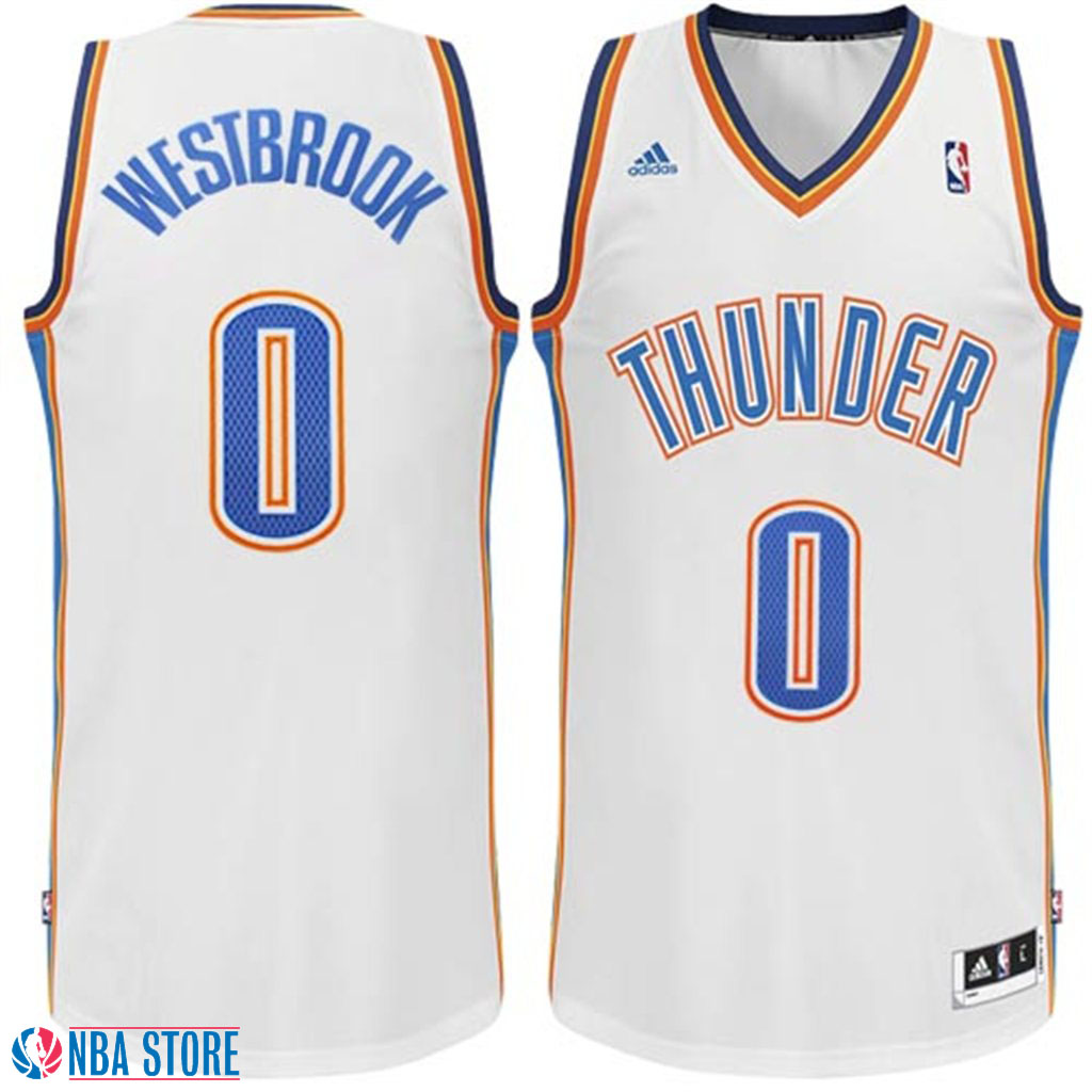 Men's  Russell Westbrook Thunder Revolution 30 Home Jersey