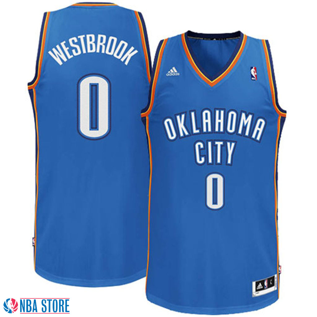 Men's  Russell Westbrook Thunder Revolution 30 Road Jersey