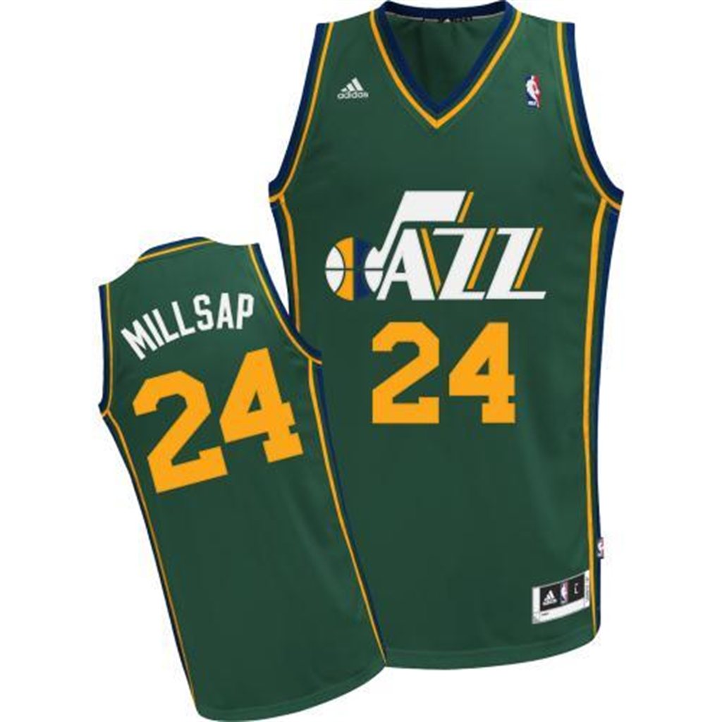 Men's  Utah Jazz Paul Millsap Revolution 30 Alternate Jersey