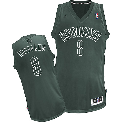 Men's  Brooklyn Nets #8 Deron Williams Big Color Jersey