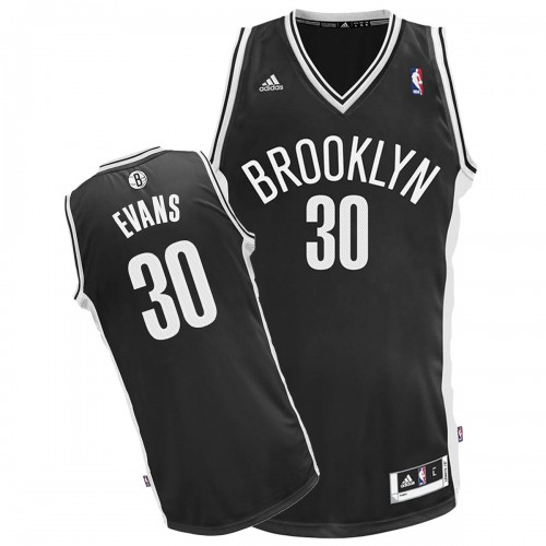 Men's  Brooklyn Nets #30 Reggie Evans Road Jersey