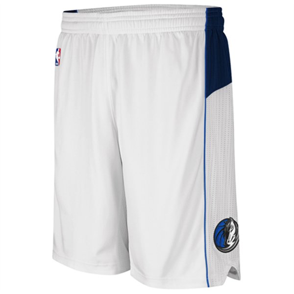 Men's  Dallas Mavericks Home White Shorts