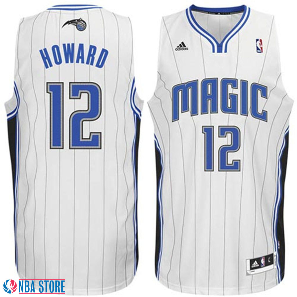 Men's  adidas Dwight Howard Orlando Magic Home White Jersey