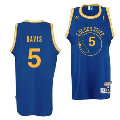 Men's  NBA Golden State Warriors Baron Davis Jersey