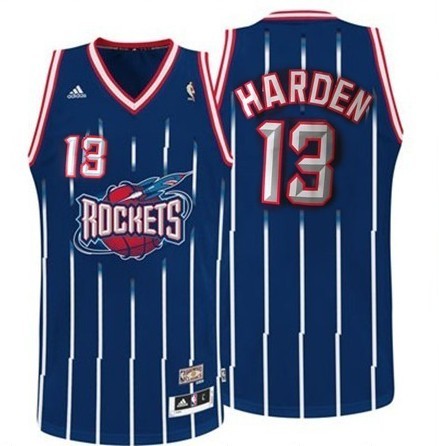 Men's  Houston Rockets #13 James Harden Hardwood Classics Jersey