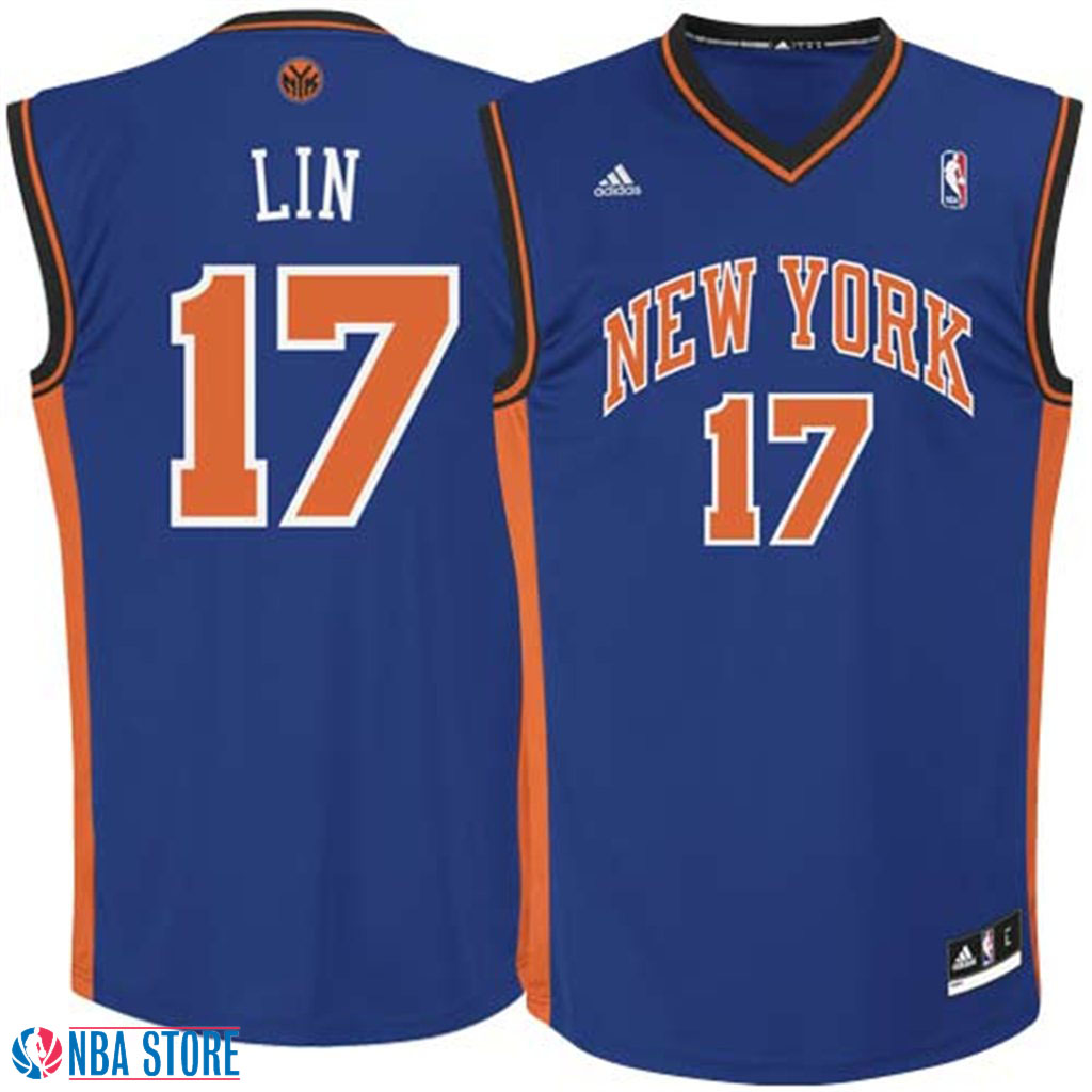 Men's  Jeremy Lin New York Knicks Revolution 30 Royal Blue Jersey