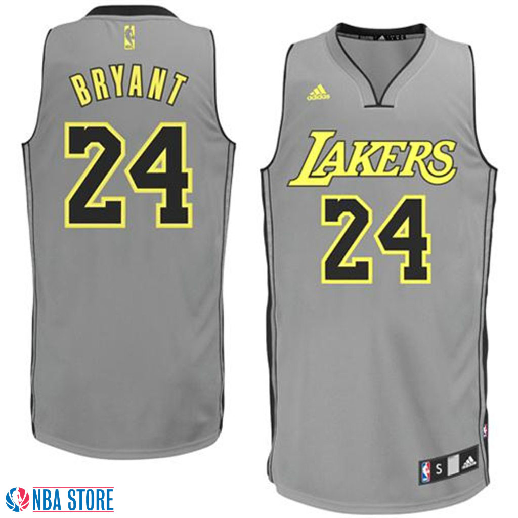 Men's  Kobe Byrant Swingman Gray Jersey