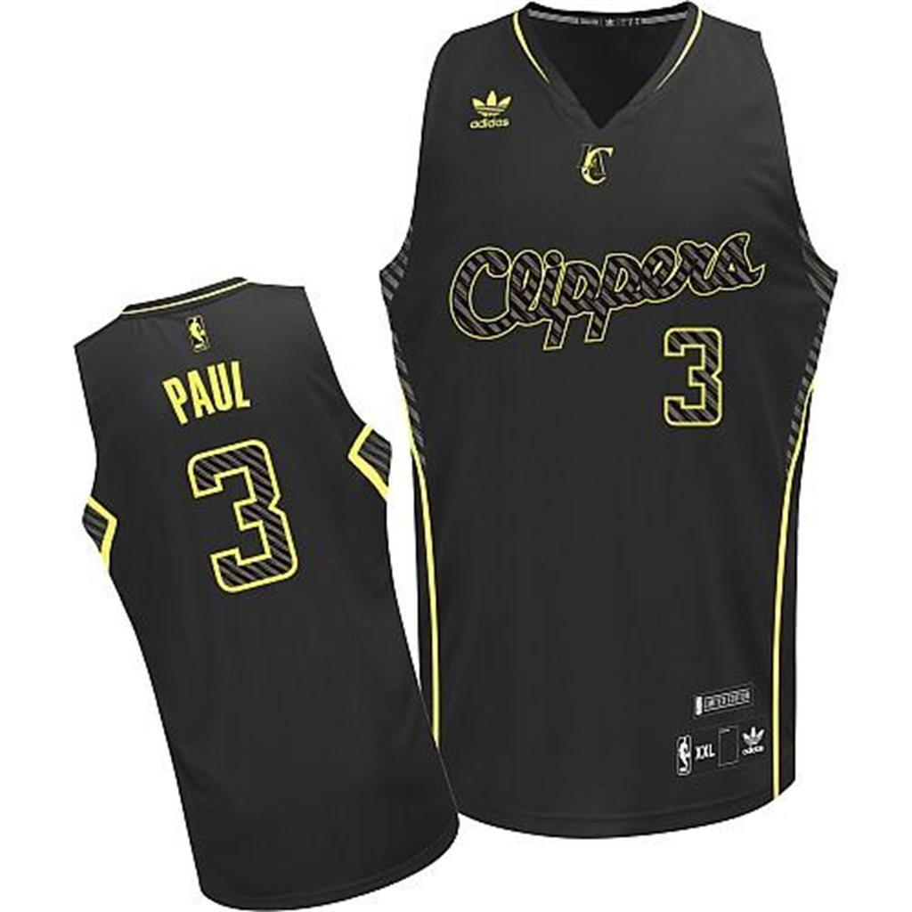 Men's  Clippers #3 Chris Paul Electricity Fashion Swingman Jersey