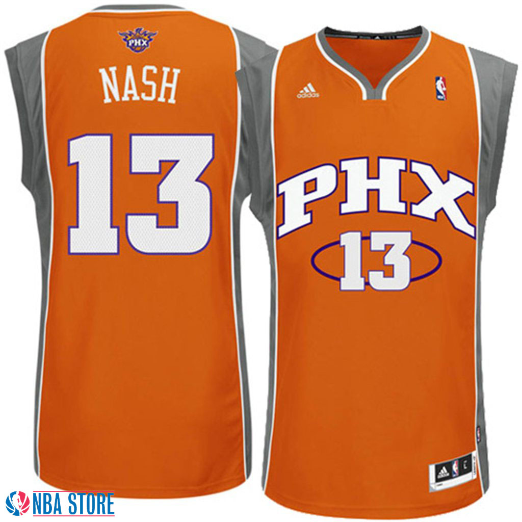 Men's  Steve Nash Phoenix Suns Orange Revolution 30 Jersey