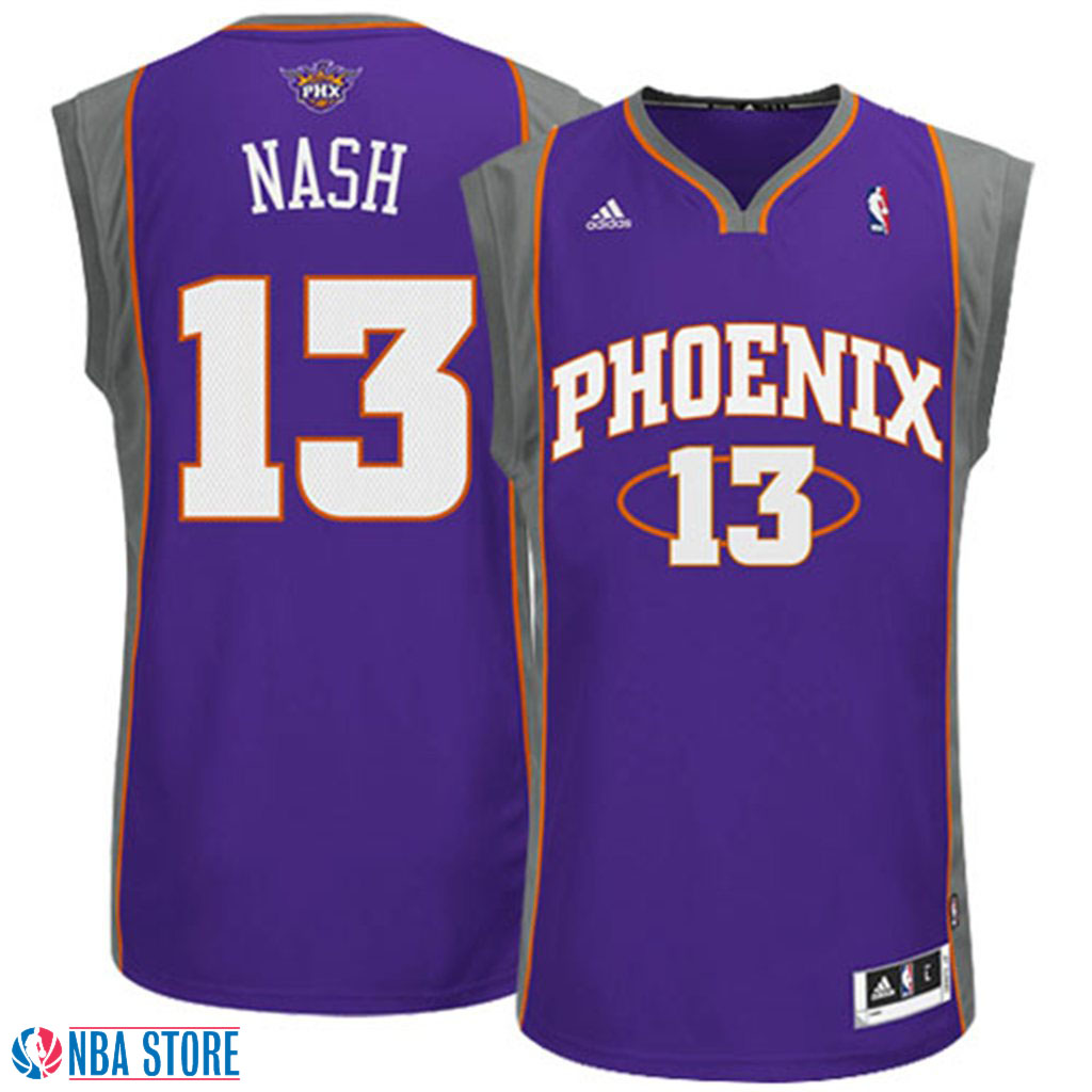 Men's  Steve Nash Phoenix Suns Revolution 30 Jersey Purple