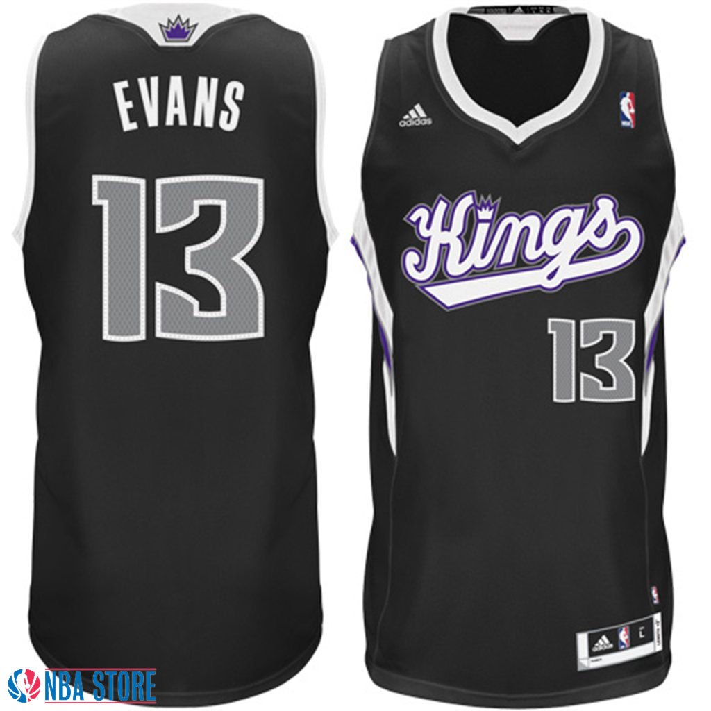 Men's  Tyreke Evans Sacramento Kings Revolution 30 Black Jersey