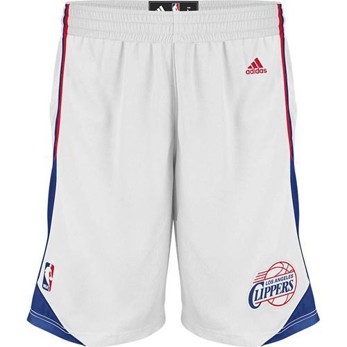 Men's  NBA Los Angeles Clippers Swingman White Shorts