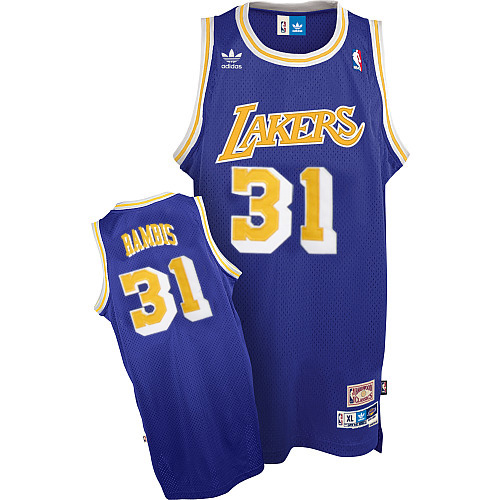 Men's  nba Los Angeles Lakers #31 Kurt Rambis Soul Road Jersey