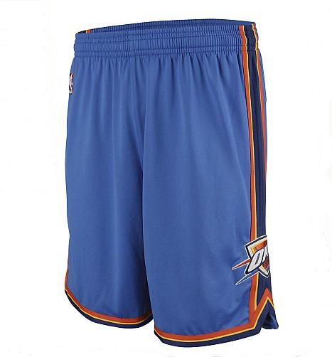 Men's  NBA Oklahoma City Thunder Swingman Blue Shorts