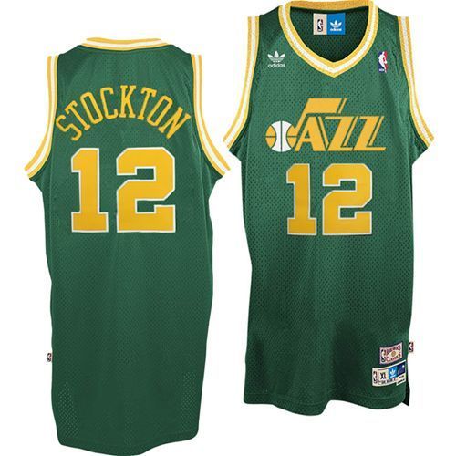 Men's  NBA John Stockton Hardwood Classics Swingman Jersey