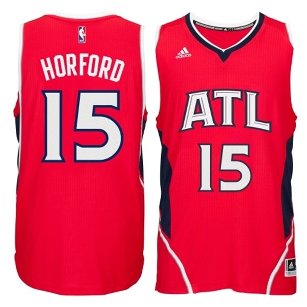 Men's  ALT Hawks #15 Al Horford 2014-15 New Swingman Red Jersey