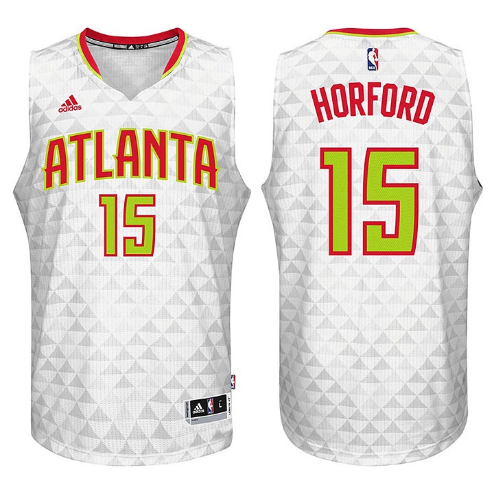 Men's  Hawks Al Horford 2016 Season New Swingman Jersey White