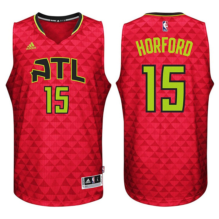 Men's  Hawks Al Horford 2016 Season New Swingman Jersey Red