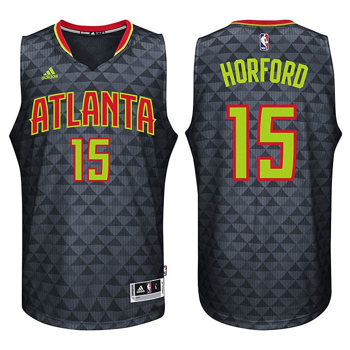 Men's  Hawks Al Horford 2016 Season New Swingman Jersey Black