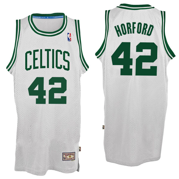 Men's  Al Horford Boston Celtics Hardwood Classics Swingman White Jersey