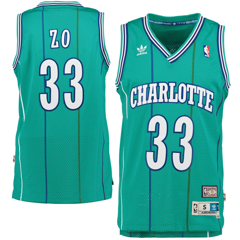 Men's Alonzo Mourning Soul Swingman Nickname Teal Jersey