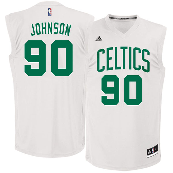 Men's  Amir Johnson Boston Celtics White Jersey