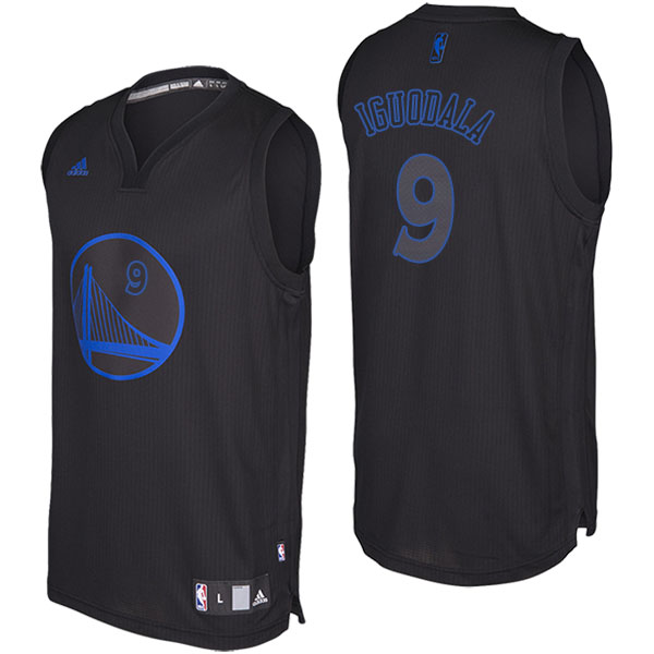 Men's  Andre Iguodala Golden State Warriors Adidas Swingman Black Jersey