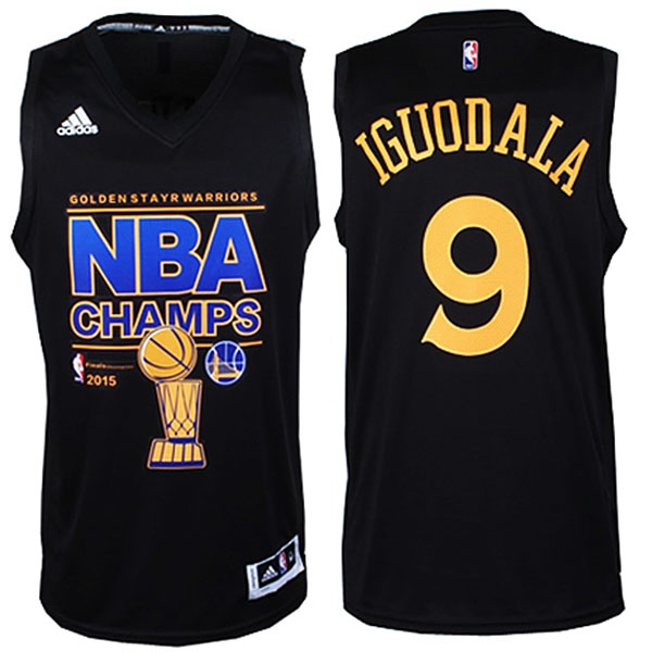 Men's  NBA Finals MVP Andre Iguodala Warriors Champions Jersey