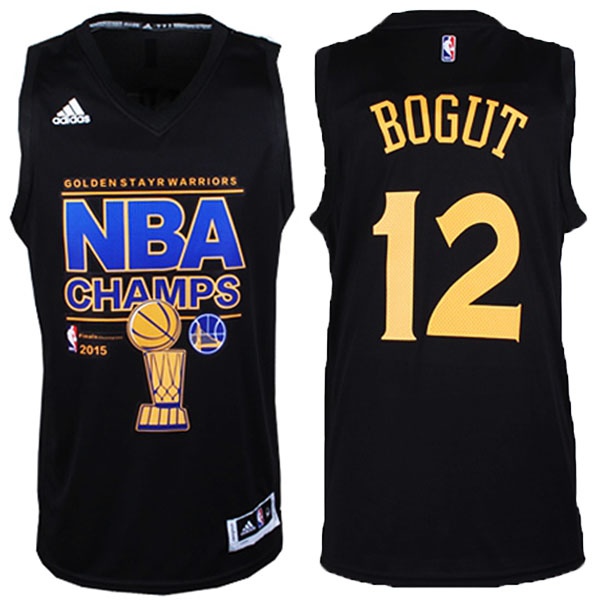 Men's  Warriors #12 Andrew Bogut 2015 NBA Champions Jersey