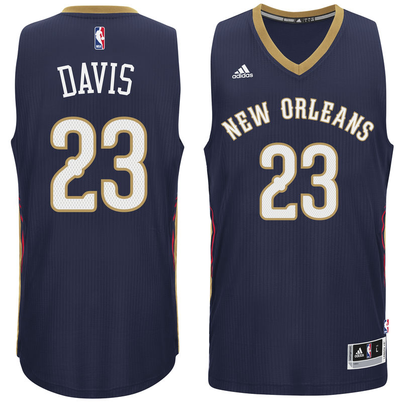 Men's Anthony Davis Player Swingman Navy Jersey