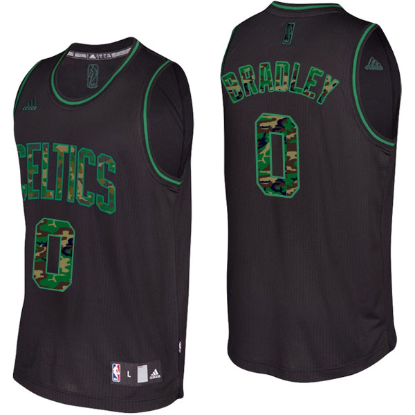 Men's  Avery Bradley Boston Celtics Camo Fashion Swingman Black Jersey