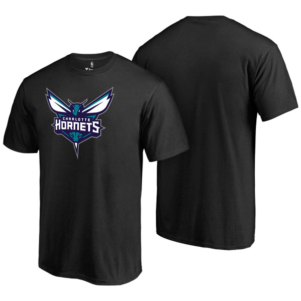 Men's  Charlotte Hornets Team Essential Black T-shirt