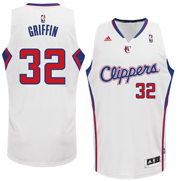 Men's  Clippers #32 Blake Griffin 2014-15 New Home White Jersey