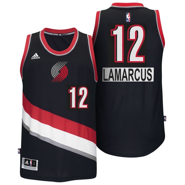 Men's  Blazers #12 LaMarcus Aldridge 2014 Christmas Day Jersey