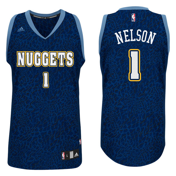 Men's  Emmanuel Mudiay Denver Nuggets Adidas Swingman Navy/Blue Jersey