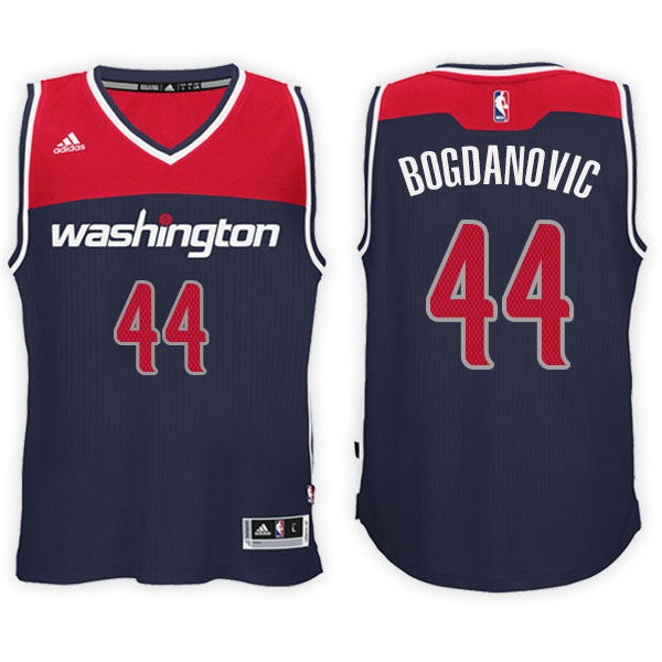 Men's  Bojan Bogdanovic Washington Wizards Swingman Road Adidas Navy Jersey