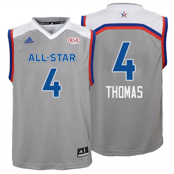 Youth Boston Celtics Isaiah Thomas 2017 All Star Gray Jersey