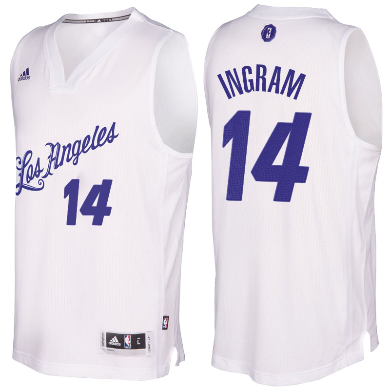 Men's  Brandon Ingram Los Angeles Lakers White Jersey