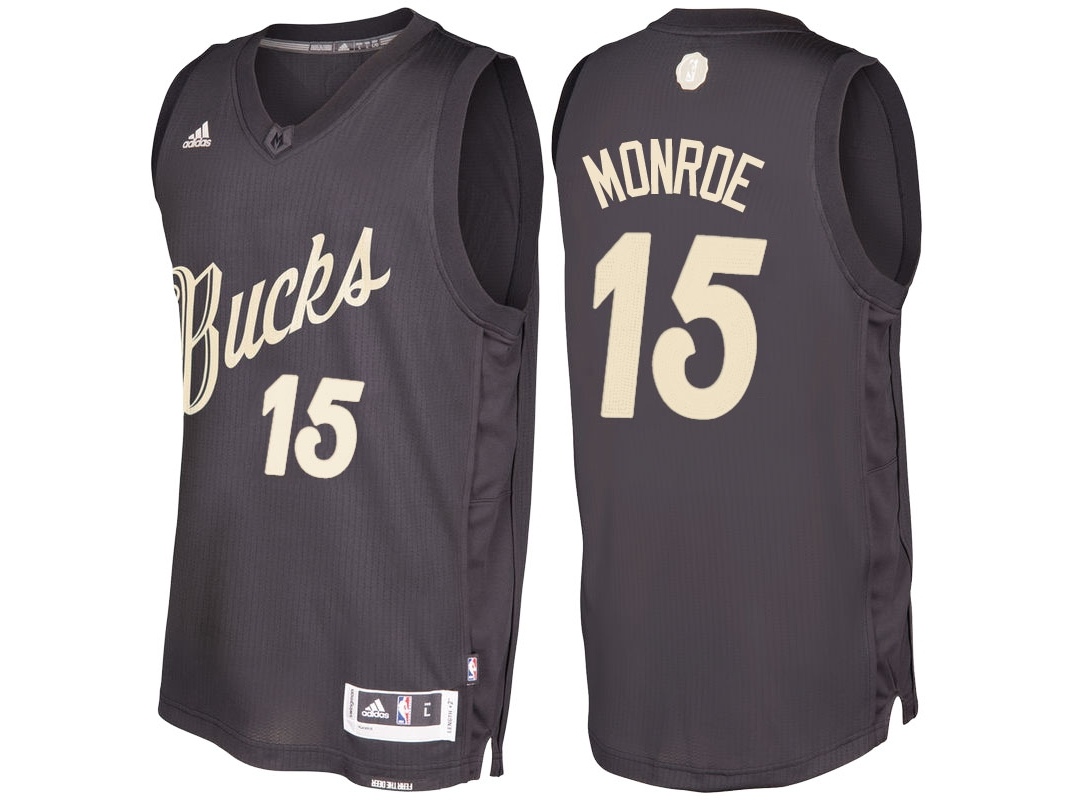 Bucks 2016 Christmas Day Swingman Black Jersey