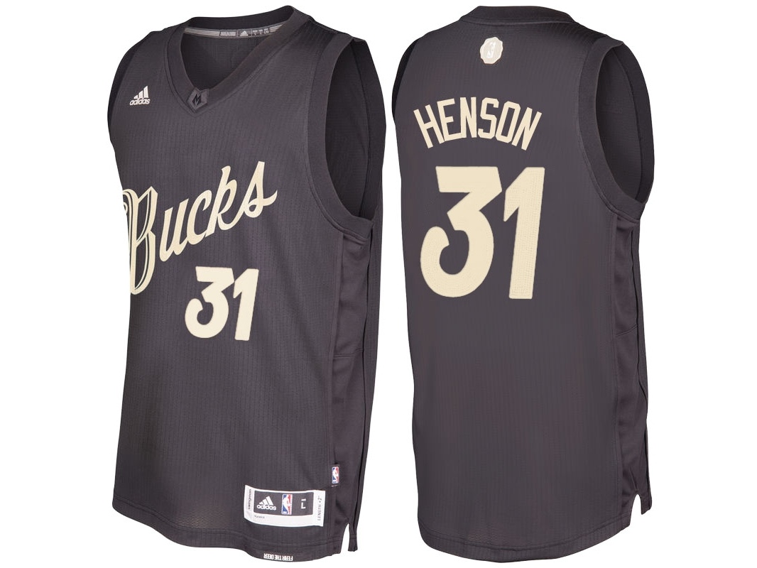 Bucks 2016 Christmas Day Swingman Black Jersey