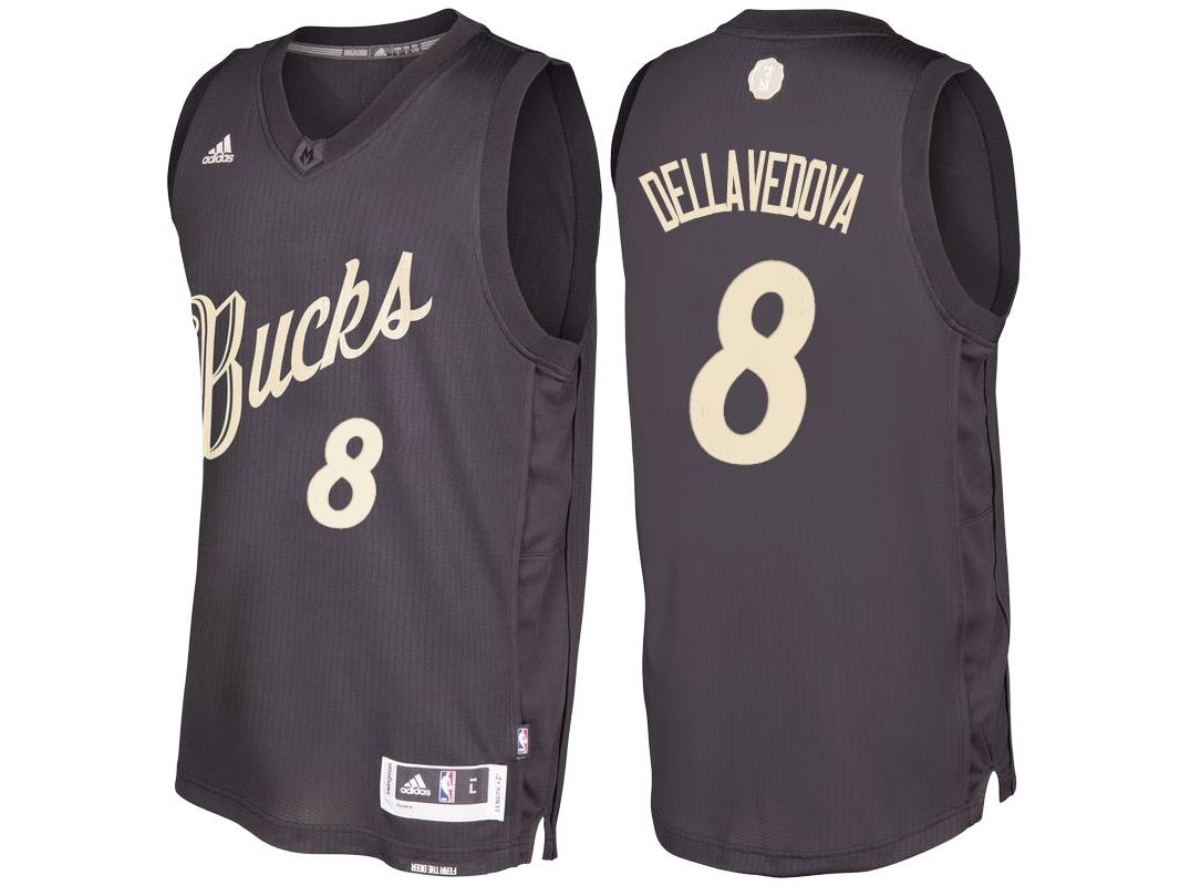 Bucks 2016 Christmas Day Swingman Black Jersey