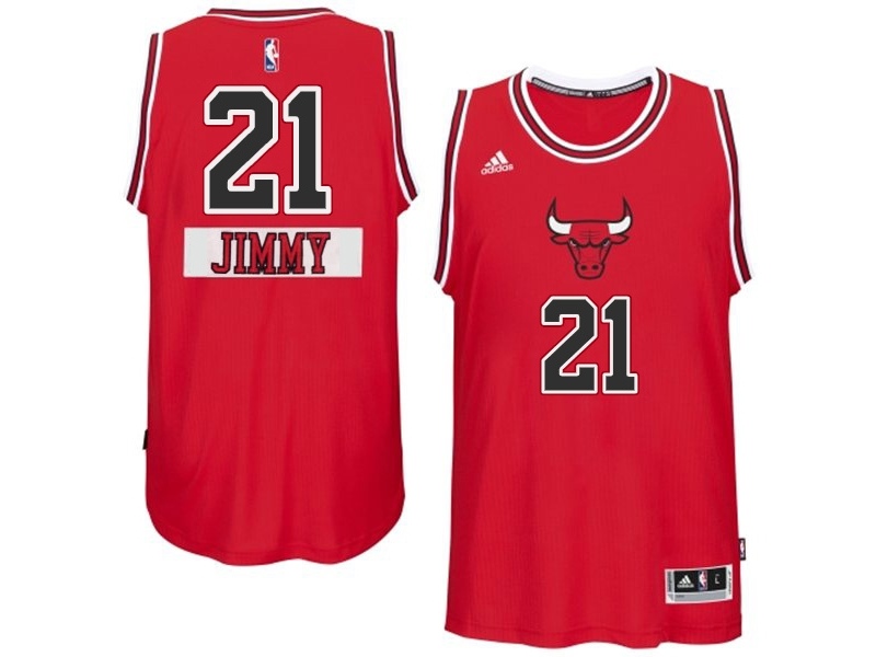 Bulls Christmas Day Swingman Red Jersey