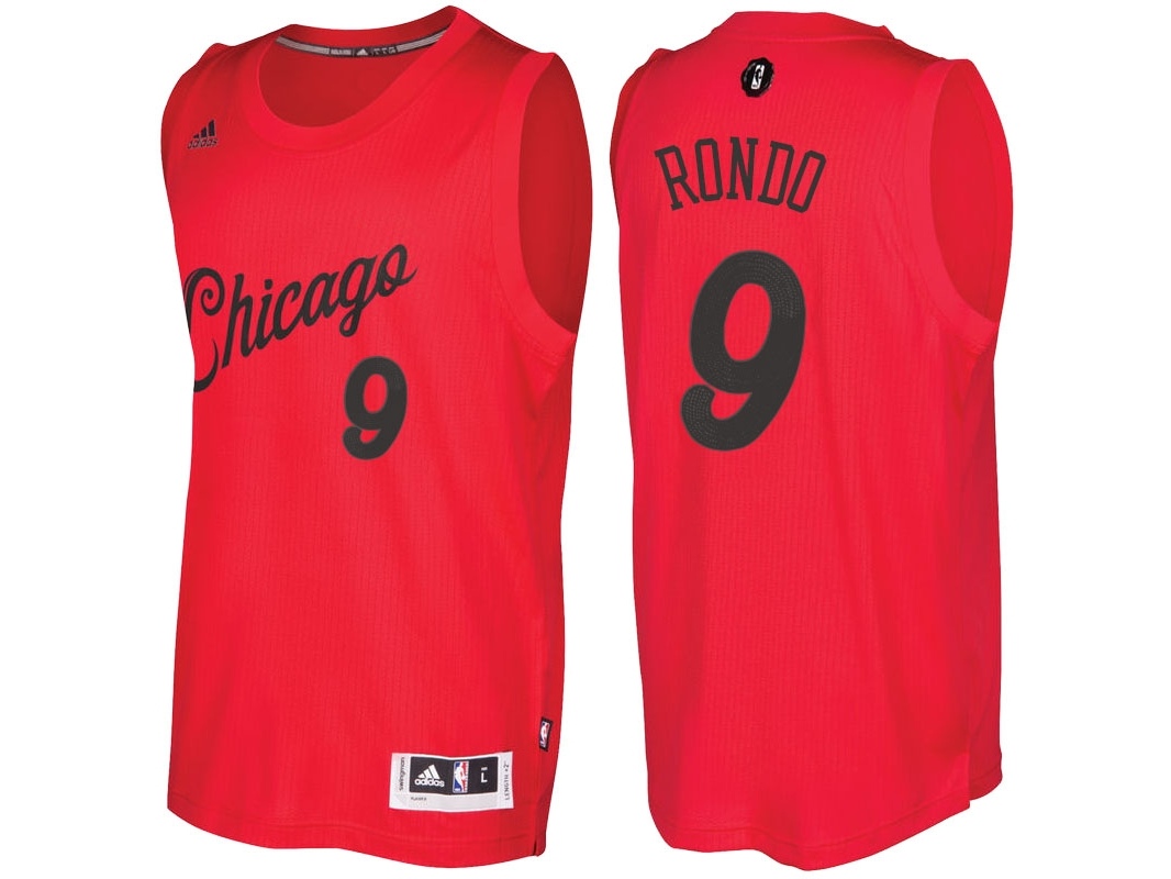 Bulls 2016 Christmas Day Swingman Red Jersey