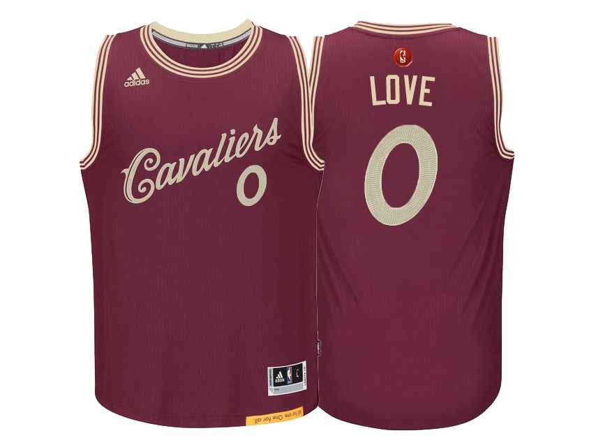 Cavaliers 2015 Christmas Day Swingman Red Jersey